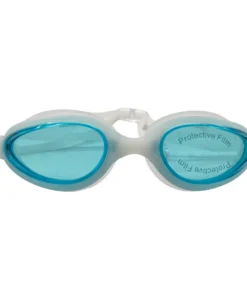 Lentes de natación celeste-transparente