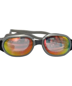 Lentes de natación gris y negro tornasol Aviva