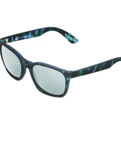 Ûs Sonnenbrille BARYS blau tortoise mit grau/silbernen chrome Gläsern