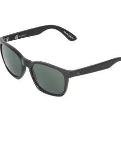 Ûs Lunettes de soleil BARYS glosse noir avec verre gris vintage
