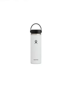 Hydroflask 20oz / 591mL Wide Mouth 2.0 Flex Cap White