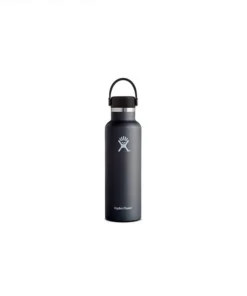Hydroflask 21oz / 621ml Standard Mouth Flex Cap Black