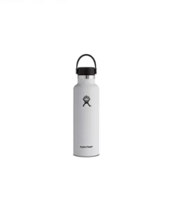 Hydroflask 21oz / 621ml Standard Mouth Flex Cap White