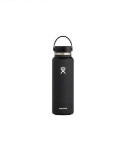 Hydroflask 40oz / 1182mL Wide Mouth 2.0 FLEX Cap Black