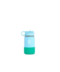 Botella Hydroflask niños con pajita 12oz/354mL Wide Mouth Straw Lid Frost