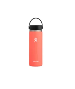Botella Hydroflask 20oz/591mL Wide Mouth w/Flex Cap Lid Hibiscus