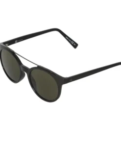 Ûs Gafas de sol CALIX gloss negro con cristales vintage gris polarizado