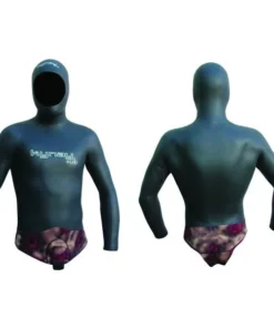 Chaqueta pesca submarina chicle 5 mm.