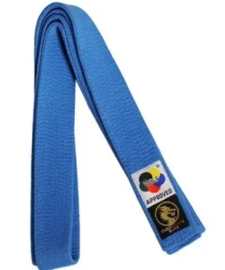 Cinturón de kárate Elite azul WKF