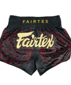 Short Boxeo Tailandés Fairtex Negro/Rojo 1920