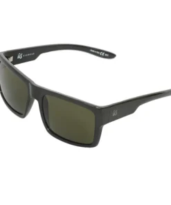 Ûs Gafas de sol HELIOS glosse negro con cristales gris vintage polarizado
