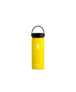 Hydroflask 18oz Wide Mouth w/Flex Cap Lemon