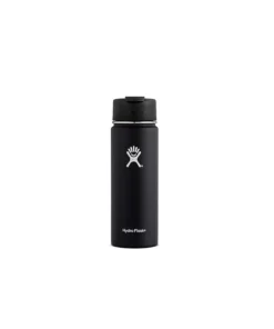 Hydroflask 20oz Wide Mouth w/Flip Lid Black