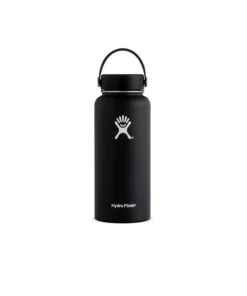 Botella Hydroflask 32oz/946mL Wide Mouth w/Flex Cap Black