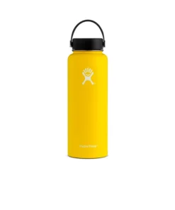 Hydroflask 40oz Wide Mouth w/Flex Cap Lemon