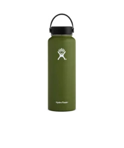 Botella Hydroflask 40oz/1182mL Wide Mouth w/Flex Cap 2.0 Olive