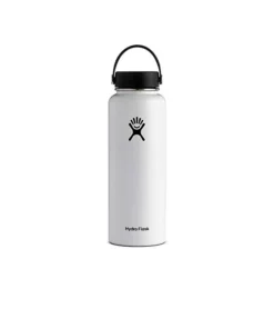Hydroflask 40oz Wide Mouth w/Flex Cap White