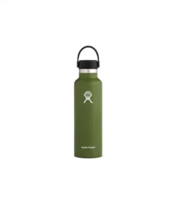 Botella Hydroflask 21 Oz Standard Mouth Flex Cap – Olive, 21oz/621 mL