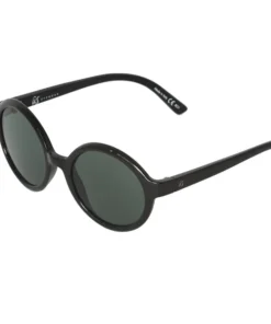 Ûs Sonnenbrille IRIS gloss schwarz mit vintage-grauen chrome Gläsern