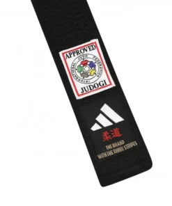 Cinturón de judo negro IJF Adidas