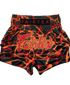 Short boxeo tailandés Fairtex BS1926 Magma Rojo