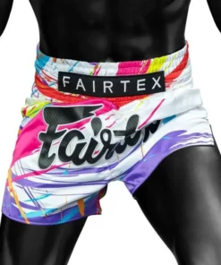 Short Boxeo Tailandés Fairtex BS1933 World Music Blanco