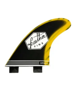 Quilla FS2 Fiberglass Black/Yellow – Feather Fins