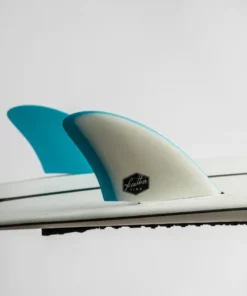 Quillas Featherfins Twin Fin Keel Click Tab Blue White