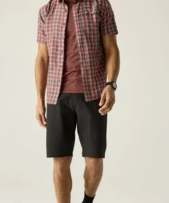 Regatta Camisa Manga Corta Mindano Dark Storm