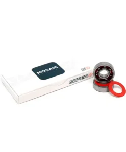 Rodamientos Super 0 Abec 5 Silver Red Mosaic