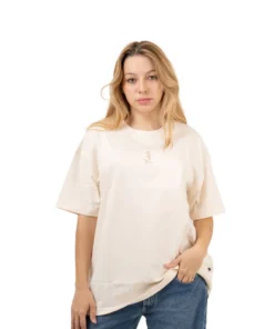 REMERA SANTA OLA BORDADO CRU MUJER