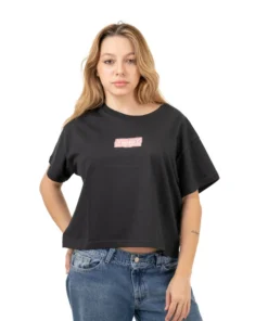 REMERA SANTA OLA BOXY NEG MUJER