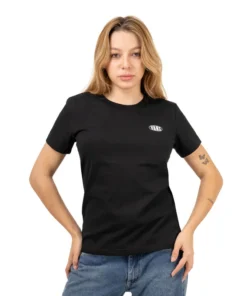 REMERA VANS OVAL SS CREW NEG MUJER