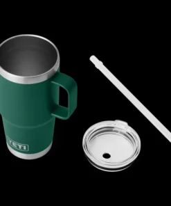 Vaso Yeti Rambler Straw Mug Forest Green