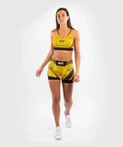 Short Mujer MMA VENUM UFC Authentic Fight Night corte corto AMARILLO
