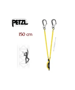 Absorbica en y de 150cm con conectores MGO de Petzl