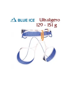 addax – arnés escalada ultraligero – blue ice