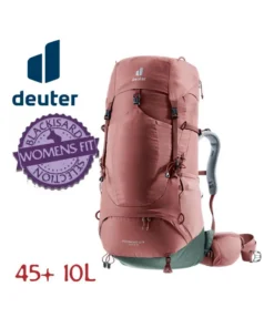 Air Contact Lite 45 + 10 SL (Caspia – Ivy ) – Mochila de trekking para mujer – Deuter