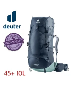 Air Contact Lite 45 + 10 SL (Ink – Jade ) – Mochila de trekking para mujer – Deuter