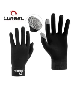 Alaska gloves (Negro/Rojo) – Guantes táctiles fino – Lurbel