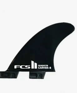 Aletas FCS II Carver Black Small Quad Rear Shaper Fins – Quad Rear, FCS