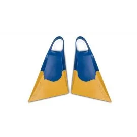 Aletas de Bodyboard Pride Vulcan V3 PLC Azul-Amarillo
