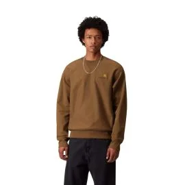 Sudadera Carhartt WIP American Script Sweatshirt Hamilton Brown