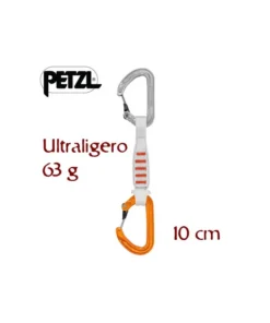 ange finesse 12 cm (s-s) – cintra express ultraligera para alpinismo – petzl