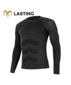 APOL 180g (Negra) – Camiseta termica sin costuras – Lasting