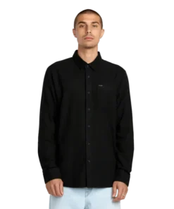 Volcom Caden solid black camisa