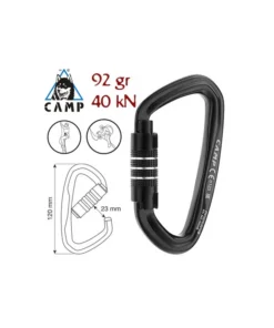 atlas 3lock – mosquetón automático – camp
