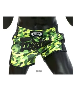 Short Boxe Thaï Fairtex Camo Yellow 1710