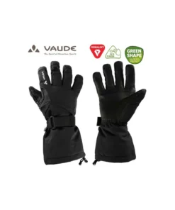 back bowl gloves ii (black) – guantes impermeables con primaloft – vaude
