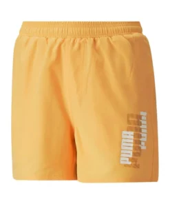 Bañador Niño Puma Ess+ Logo Amarillo